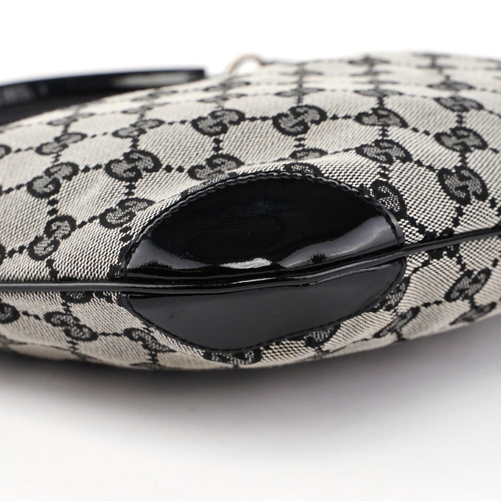 Grey Black GG Shoulder Bag