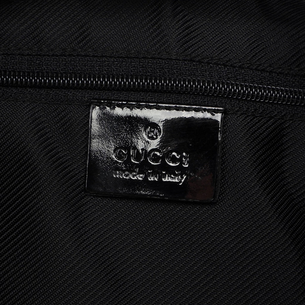 Grey Black GG Shoulder Bag