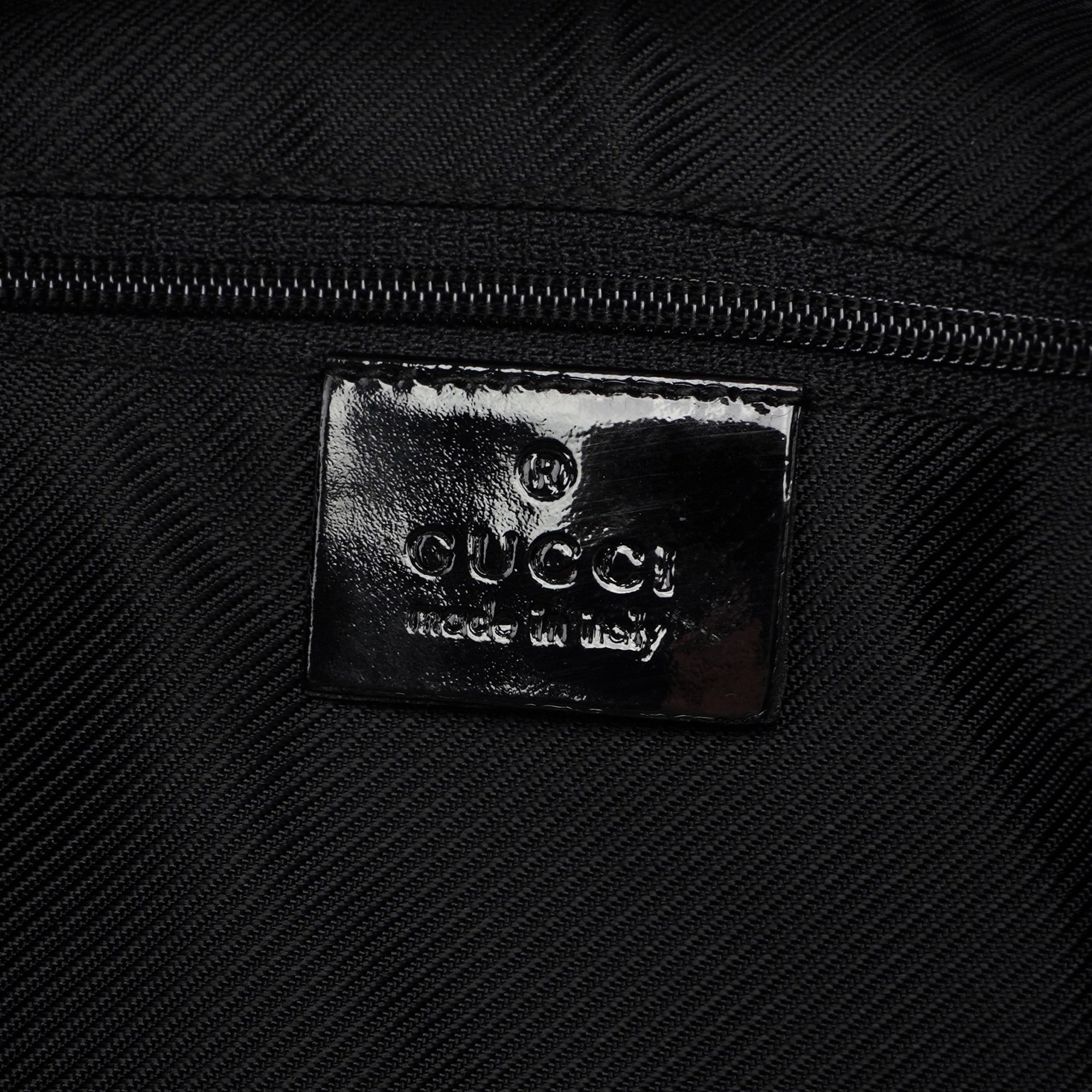 Grey Black GG Shoulder Bag