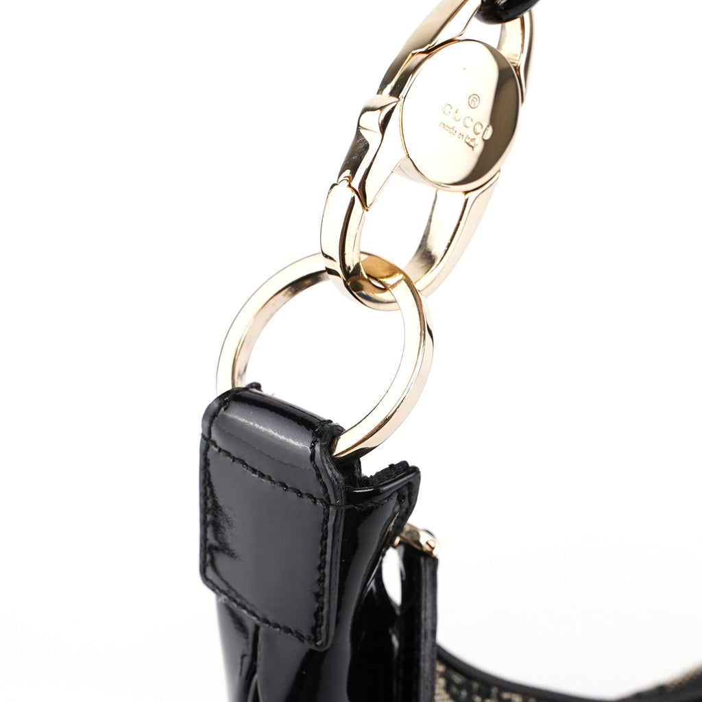 Grey Black GG Shoulder Bag