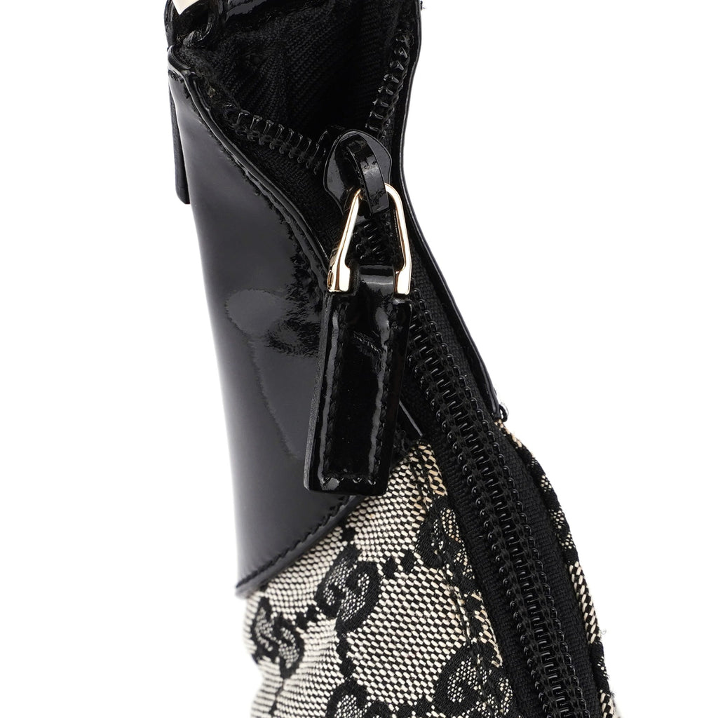 Grey Black GG Shoulder Bag