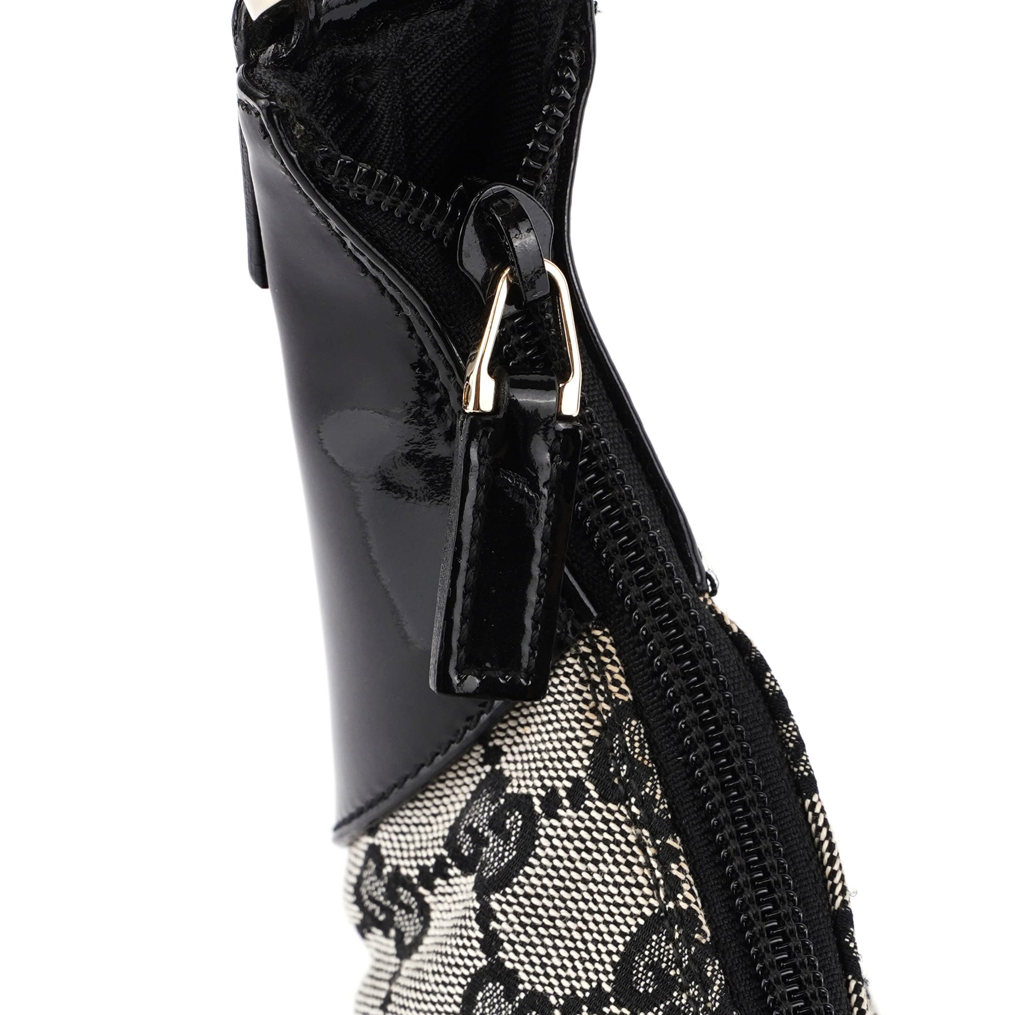 Grey Black GG Shoulder Bag