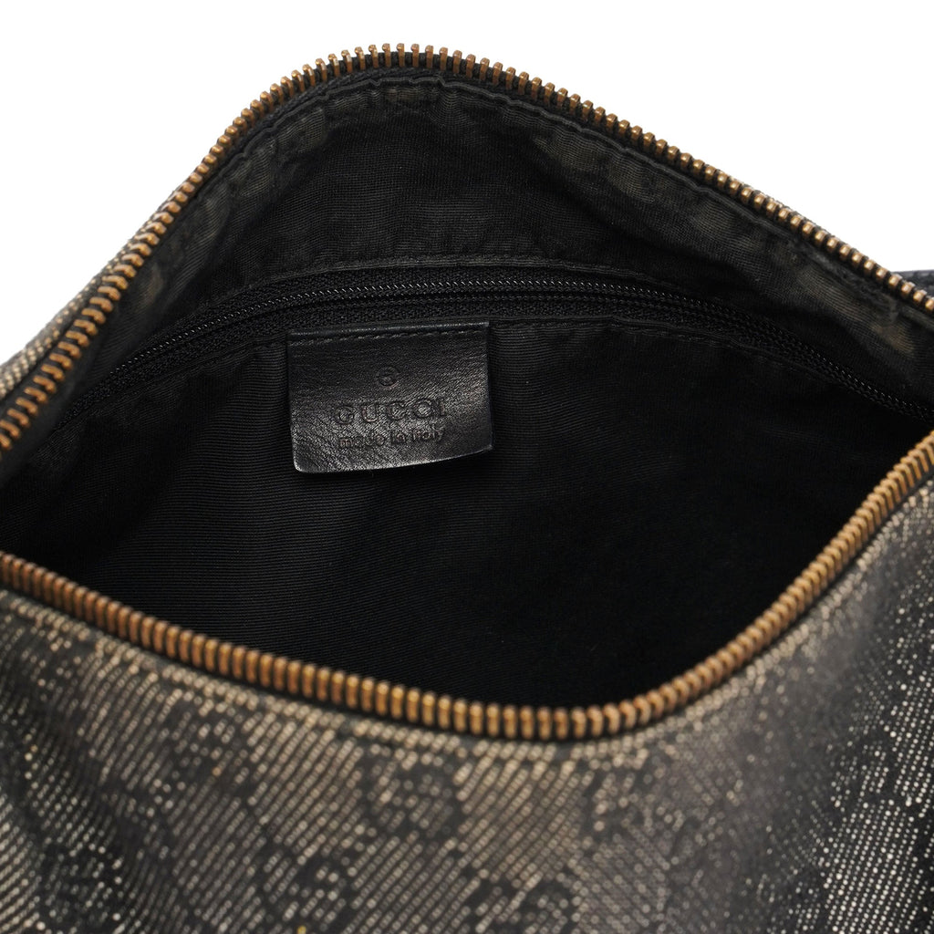 Grey Denim GG Bag