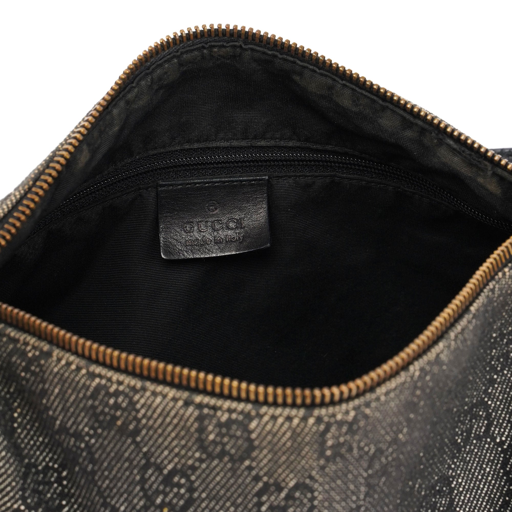Grey Denim GG Bag