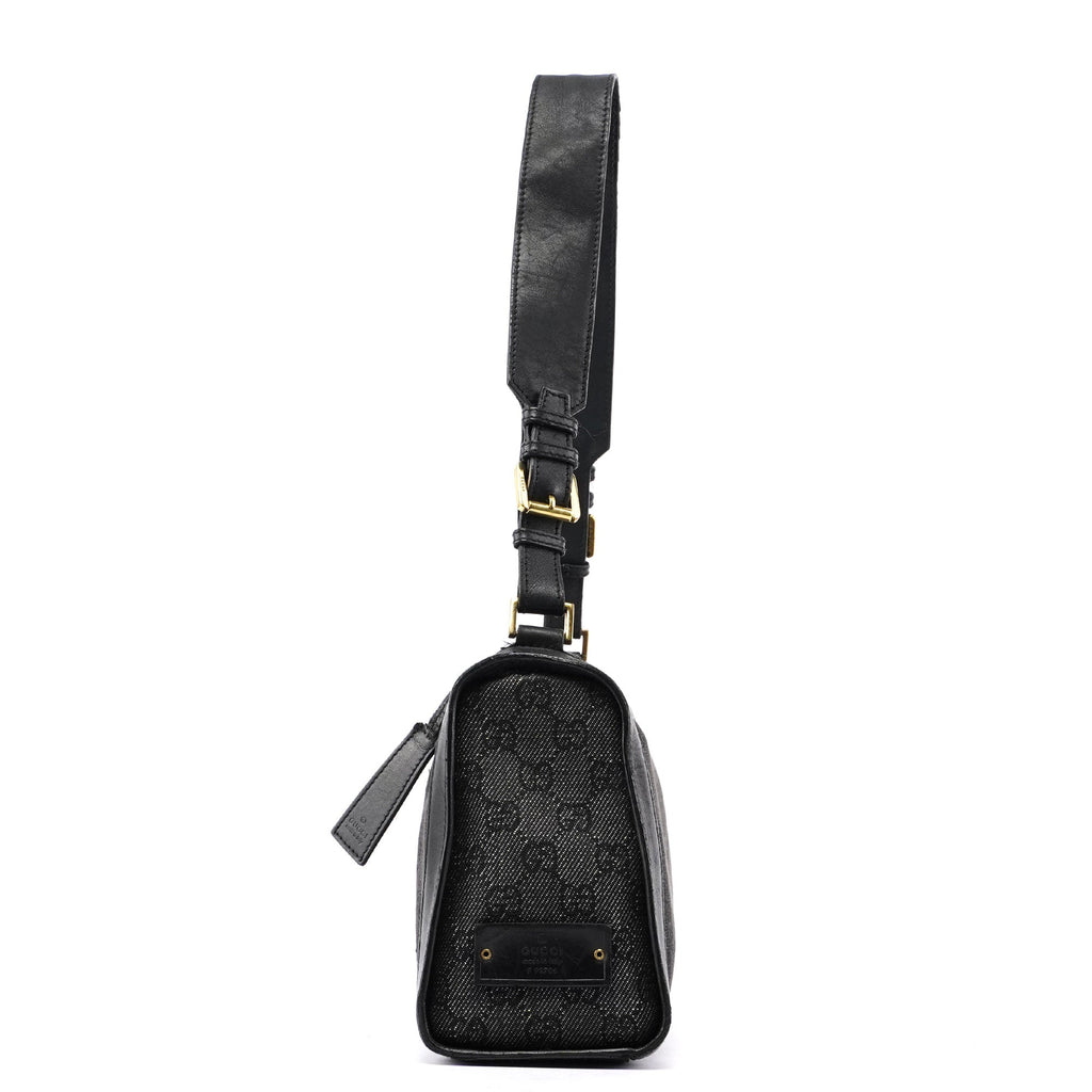 Grey Denim GG Bag