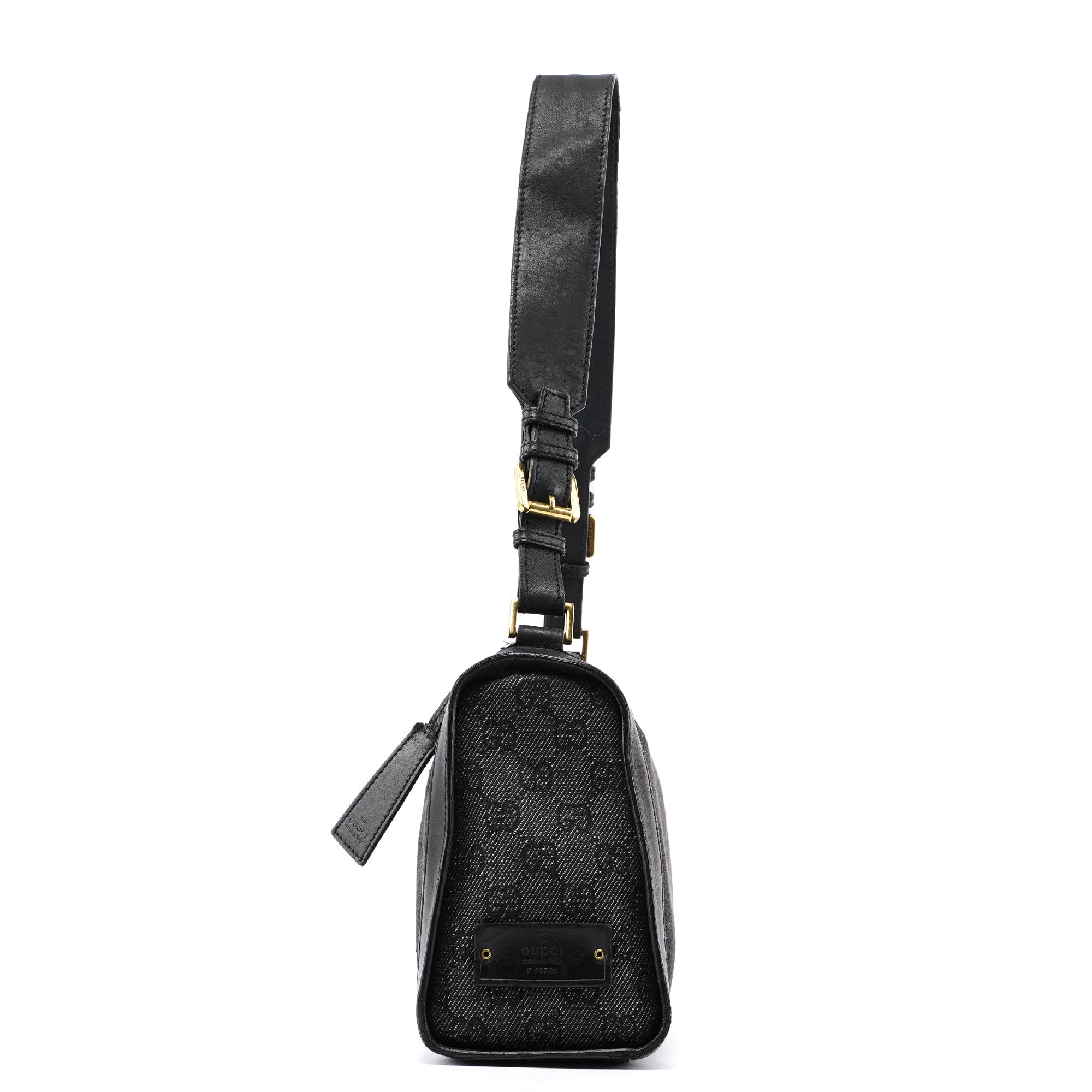 Grey Denim GG Bag