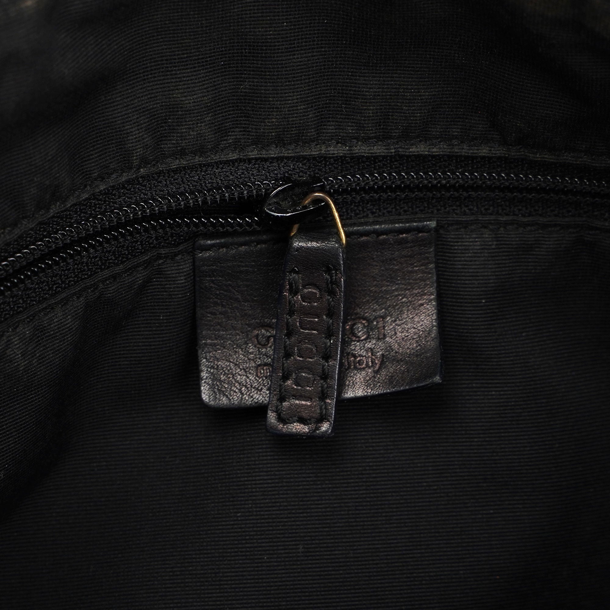 Grey Denim GG Bag