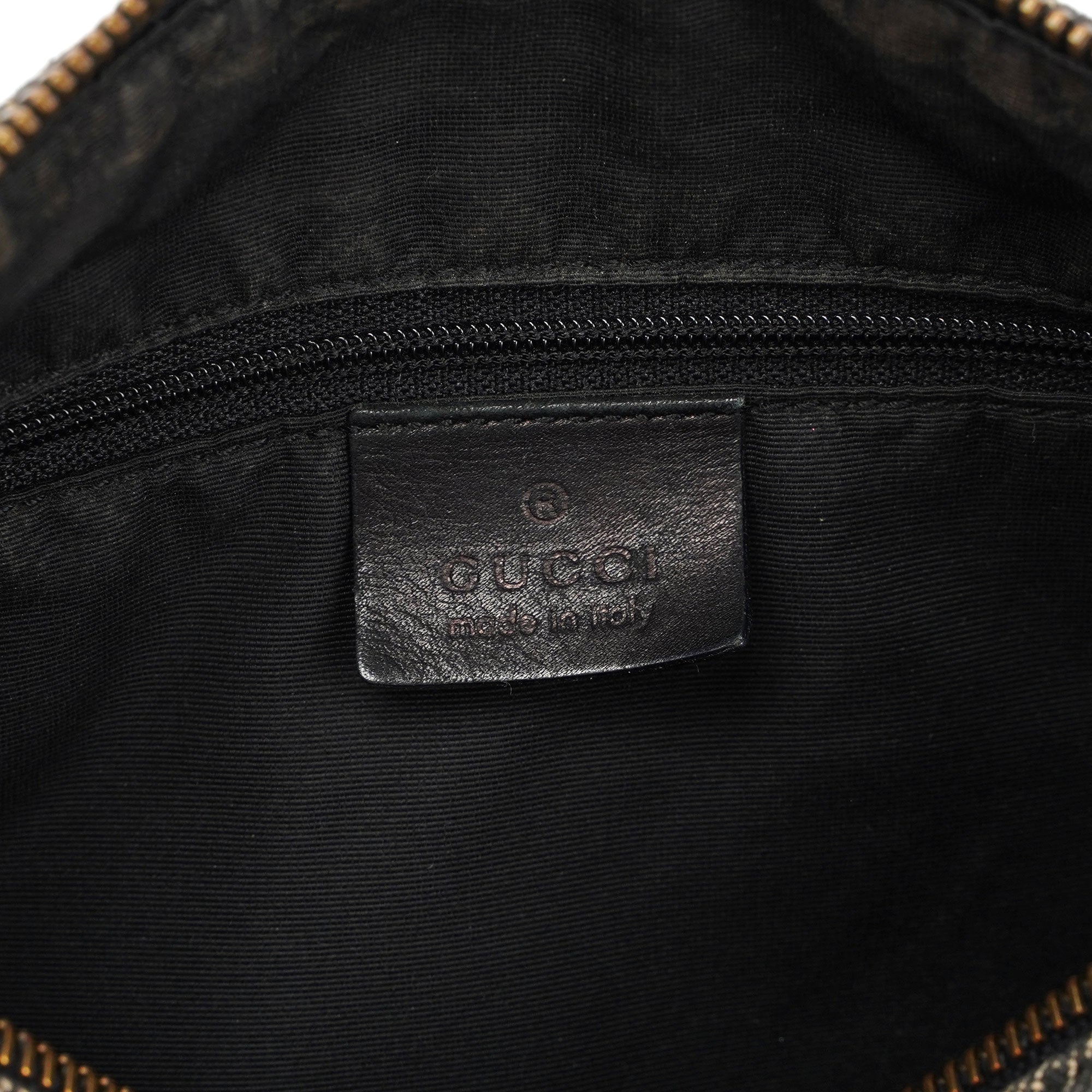 Grey Denim GG Bag