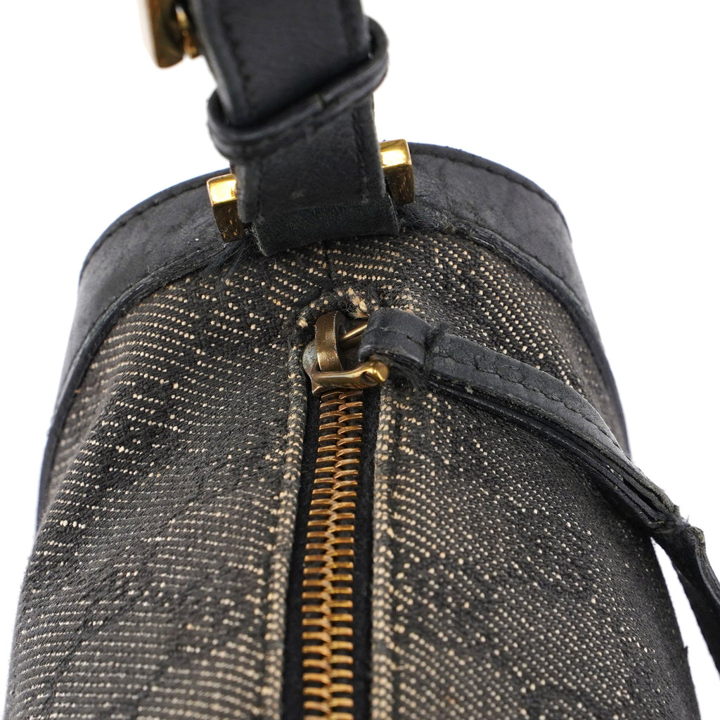 Grey Denim GG Bag