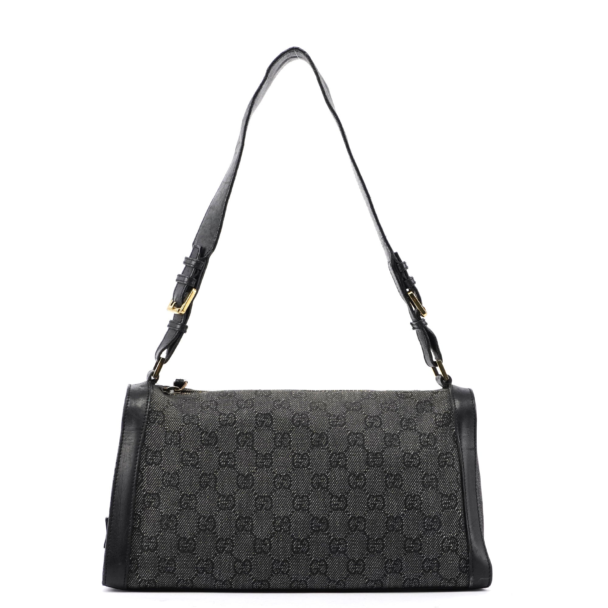 Grey Denim GG Bag