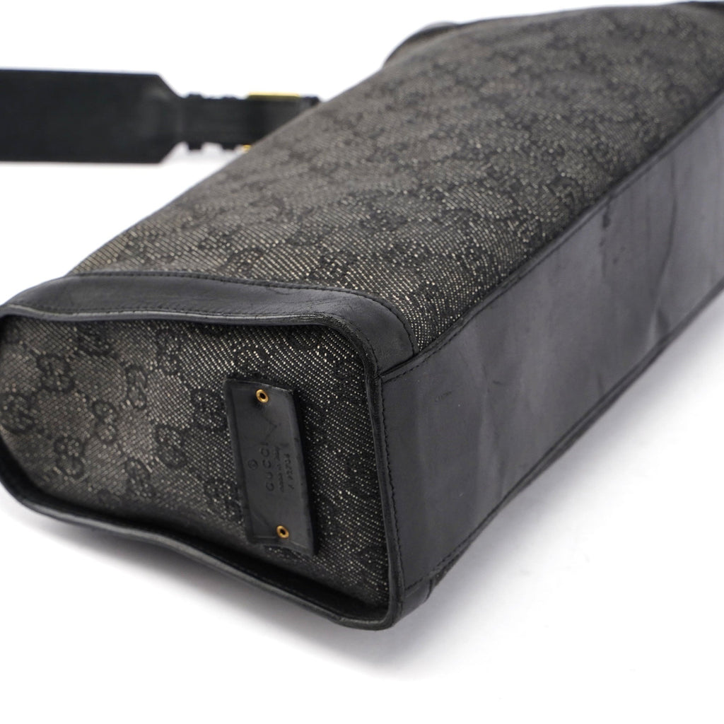 Grey Denim GG Bag