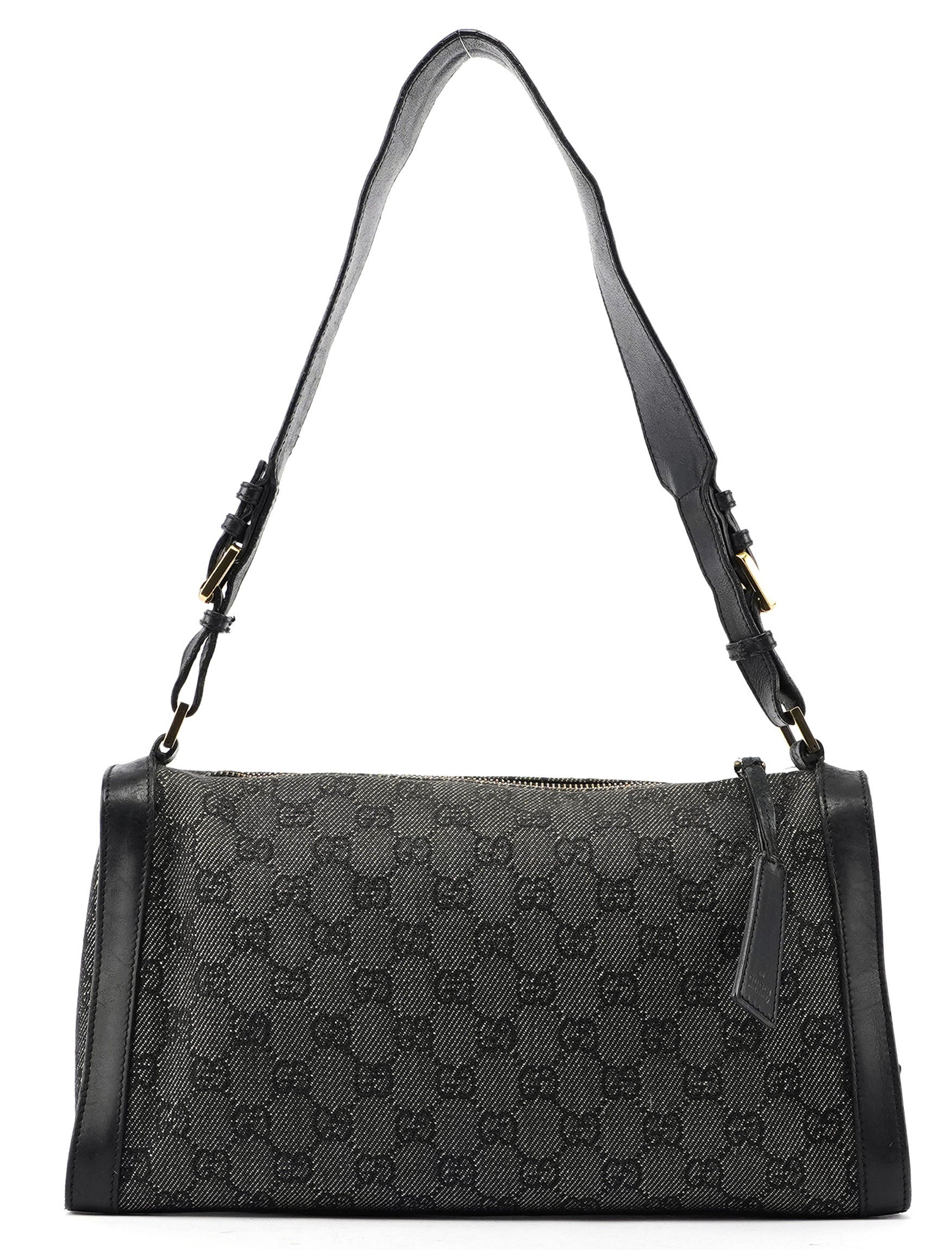 Grey Denim GG Bag