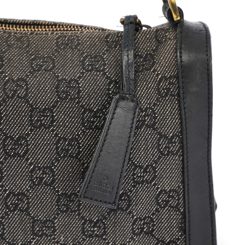 Grey Denim GG Bag