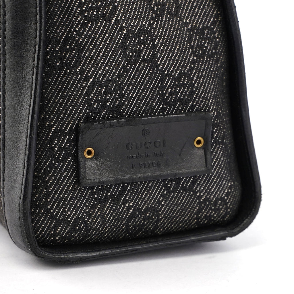 Grey Denim GG Bag