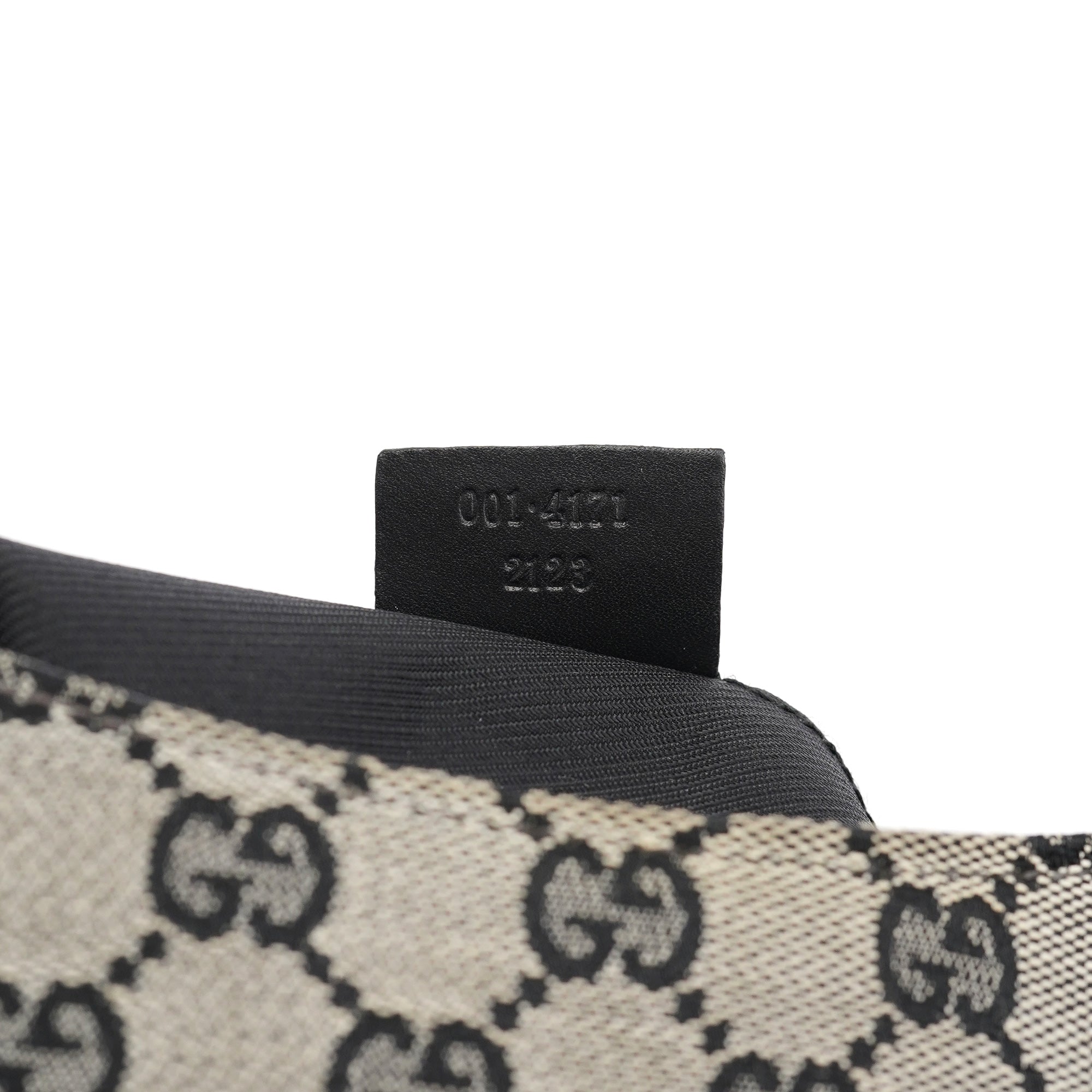 Grey GG Black Plastic Chain Shoulder Bag
