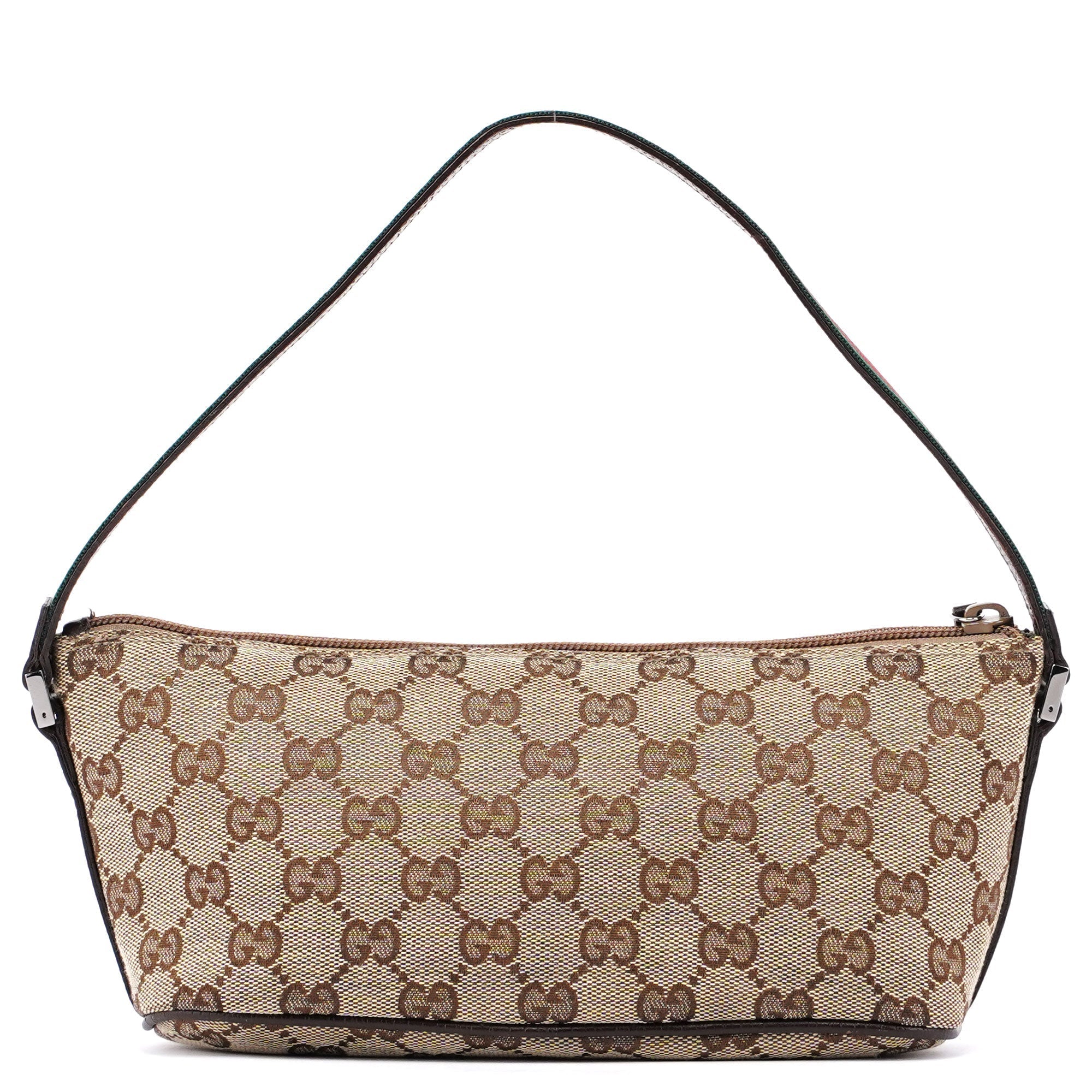 Gucci Beige Brown Boat Pochette