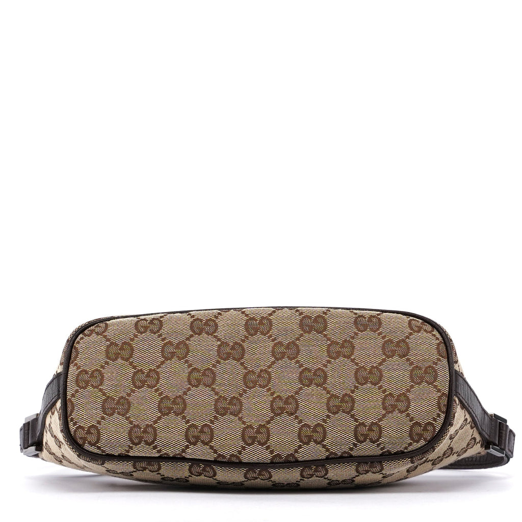 Gucci Beige Brown Boat Pochette