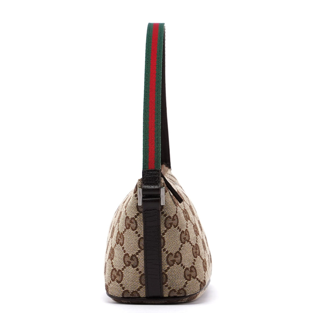 Gucci Beige Brown Boat Pochette