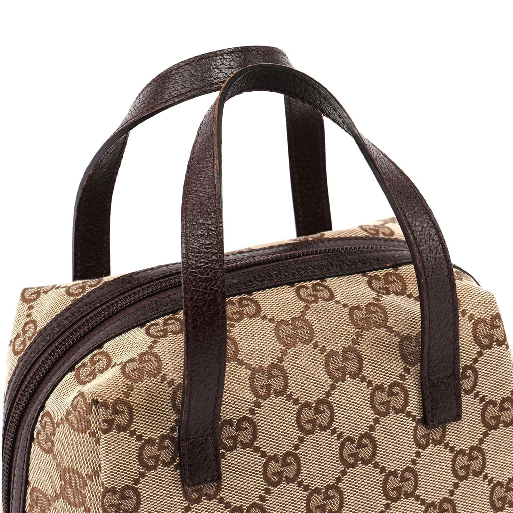 Gucci Beige GG Mini Bowling Bag