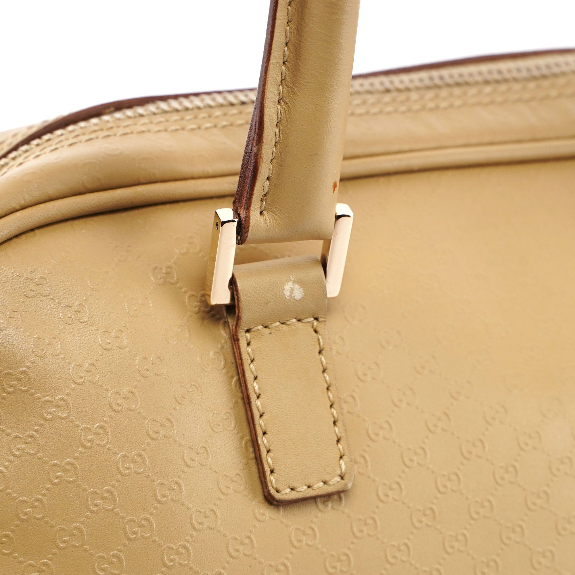 Gucci Beige Leather Bag