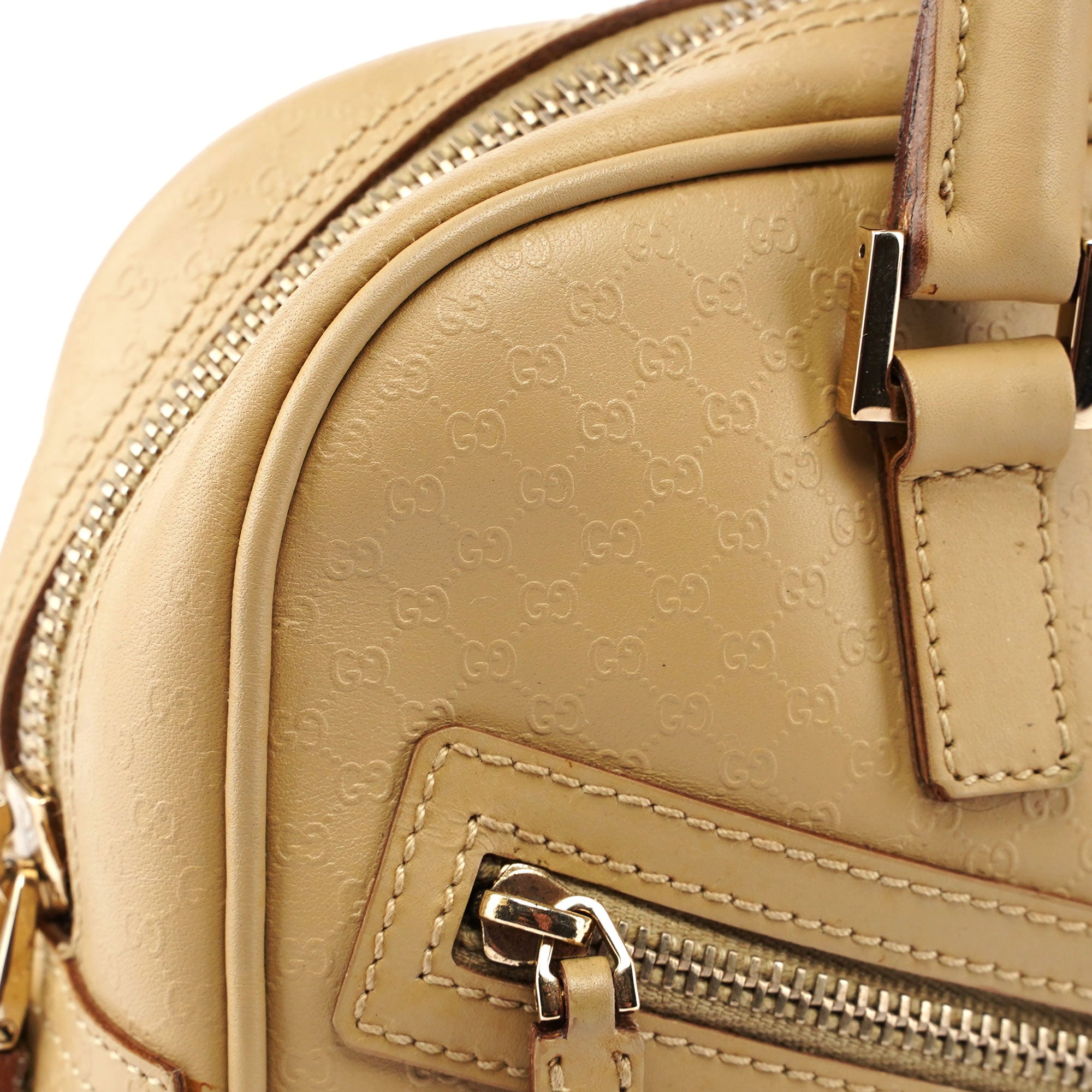 Gucci Beige Leather Bag