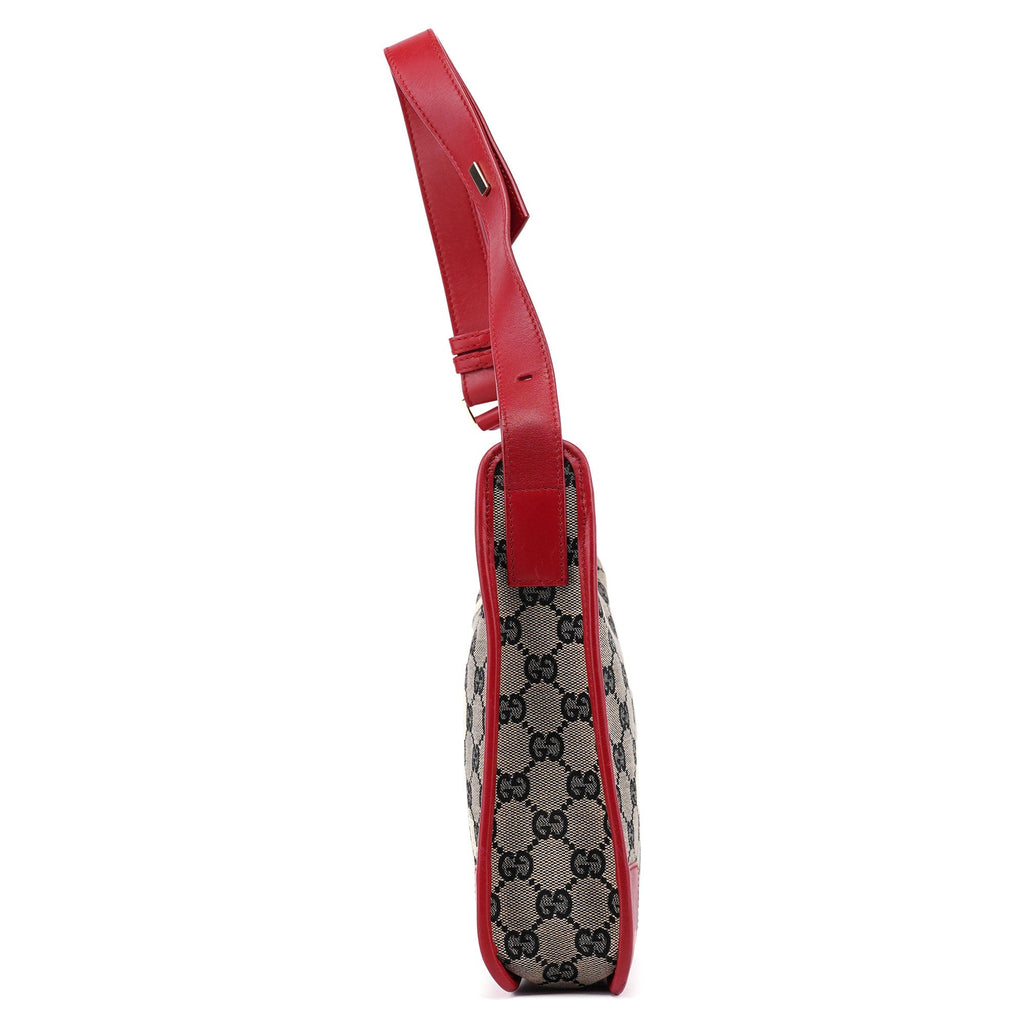 Gucci Beige Red GG Shoulder Bag