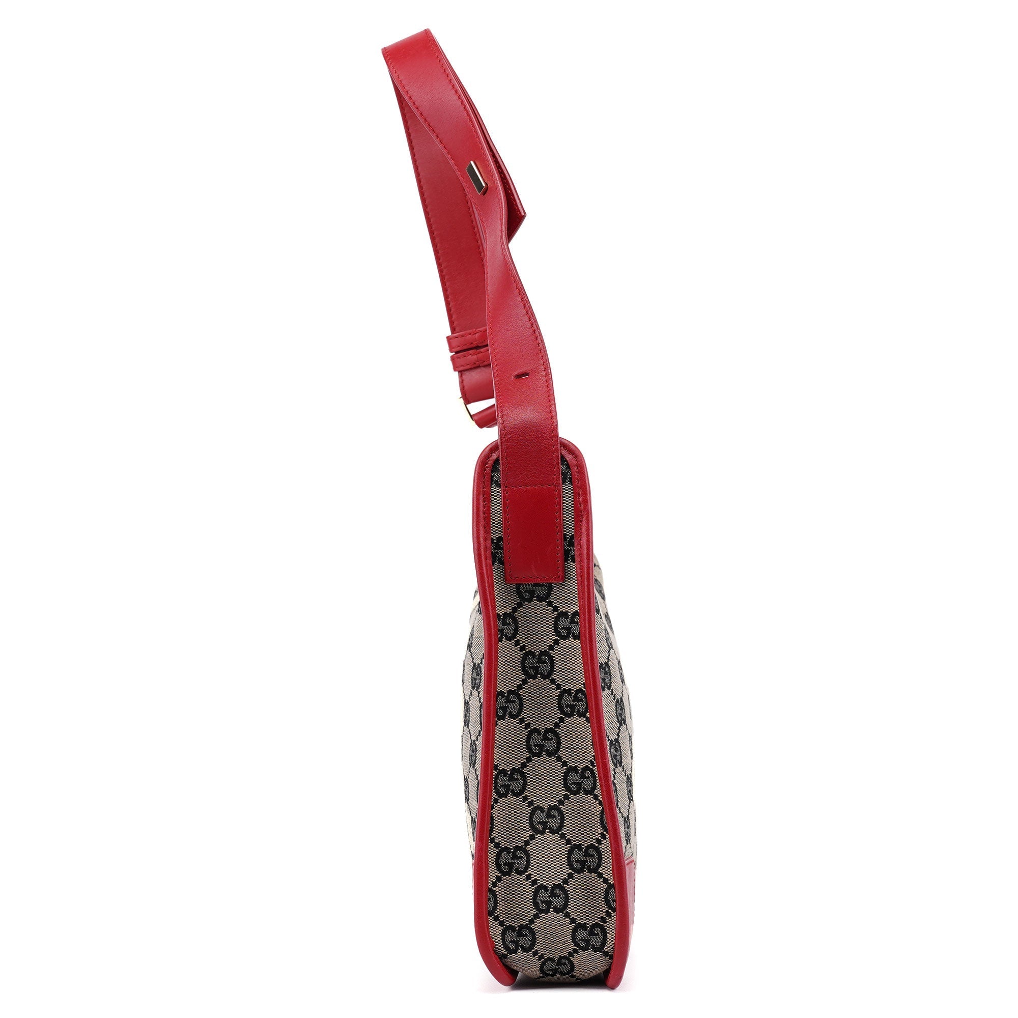 Gucci Beige Red GG Shoulder Bag