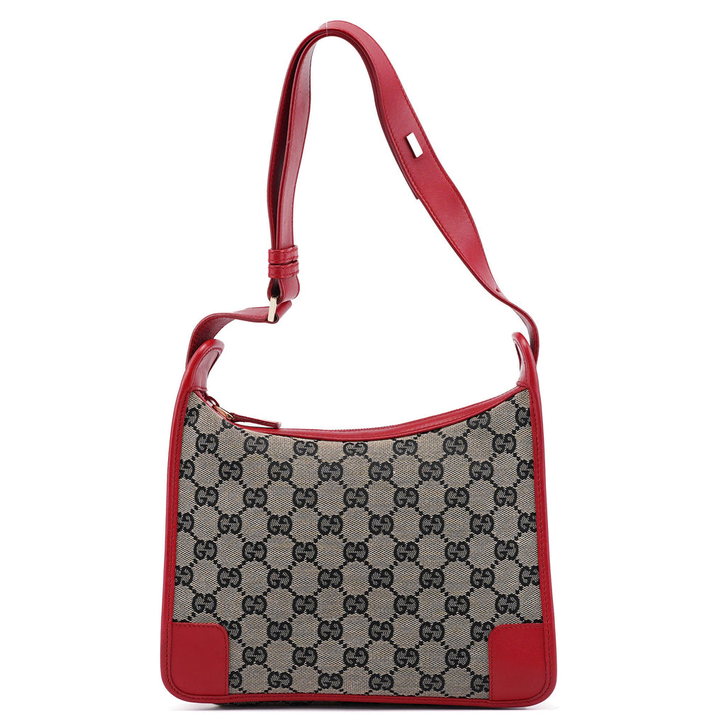 Gucci Beige Red GG Shoulder Bag