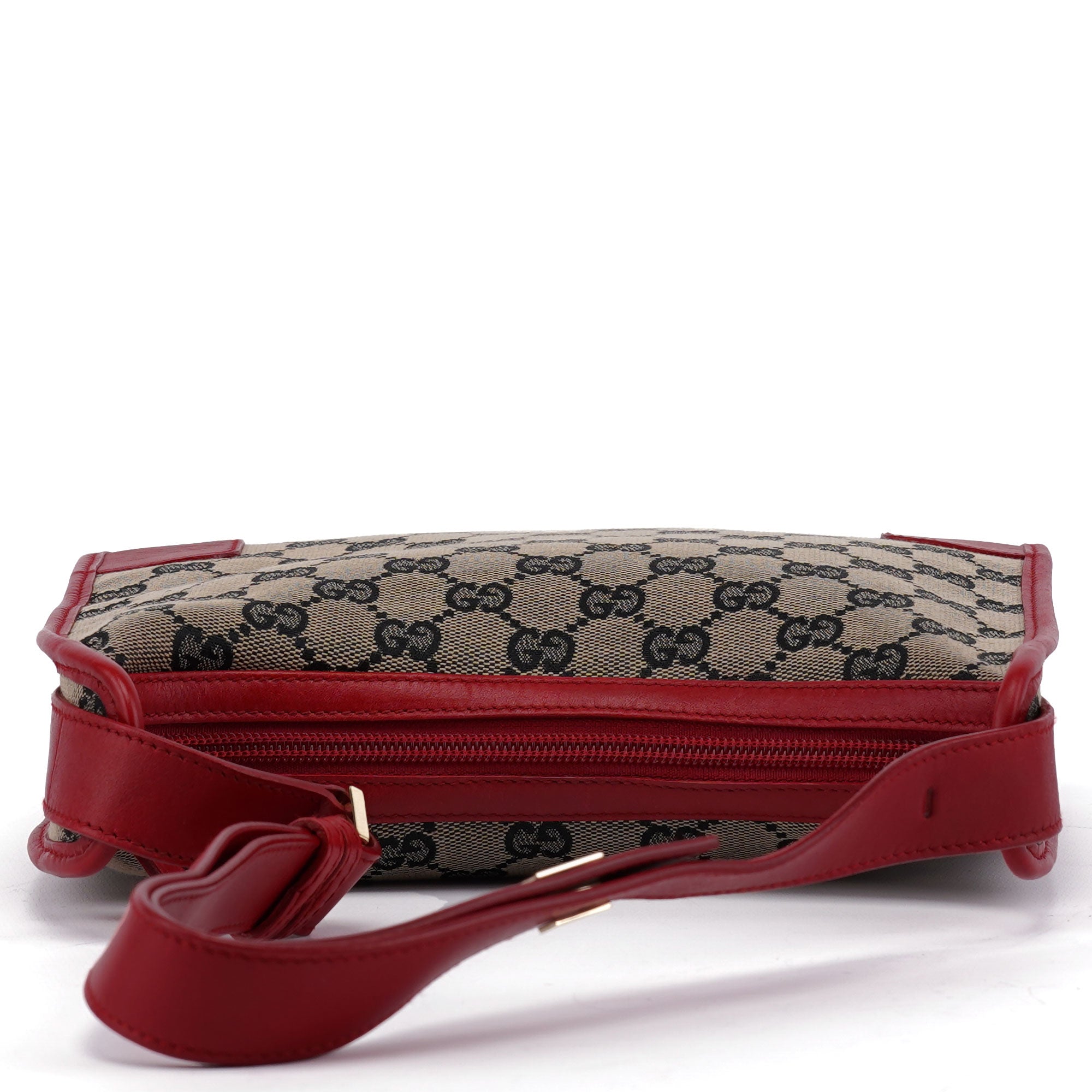 Gucci Beige Red GG Shoulder Bag