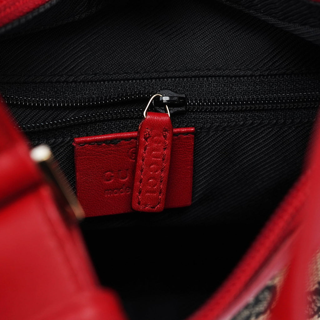 Gucci Beige Red GG Shoulder Bag