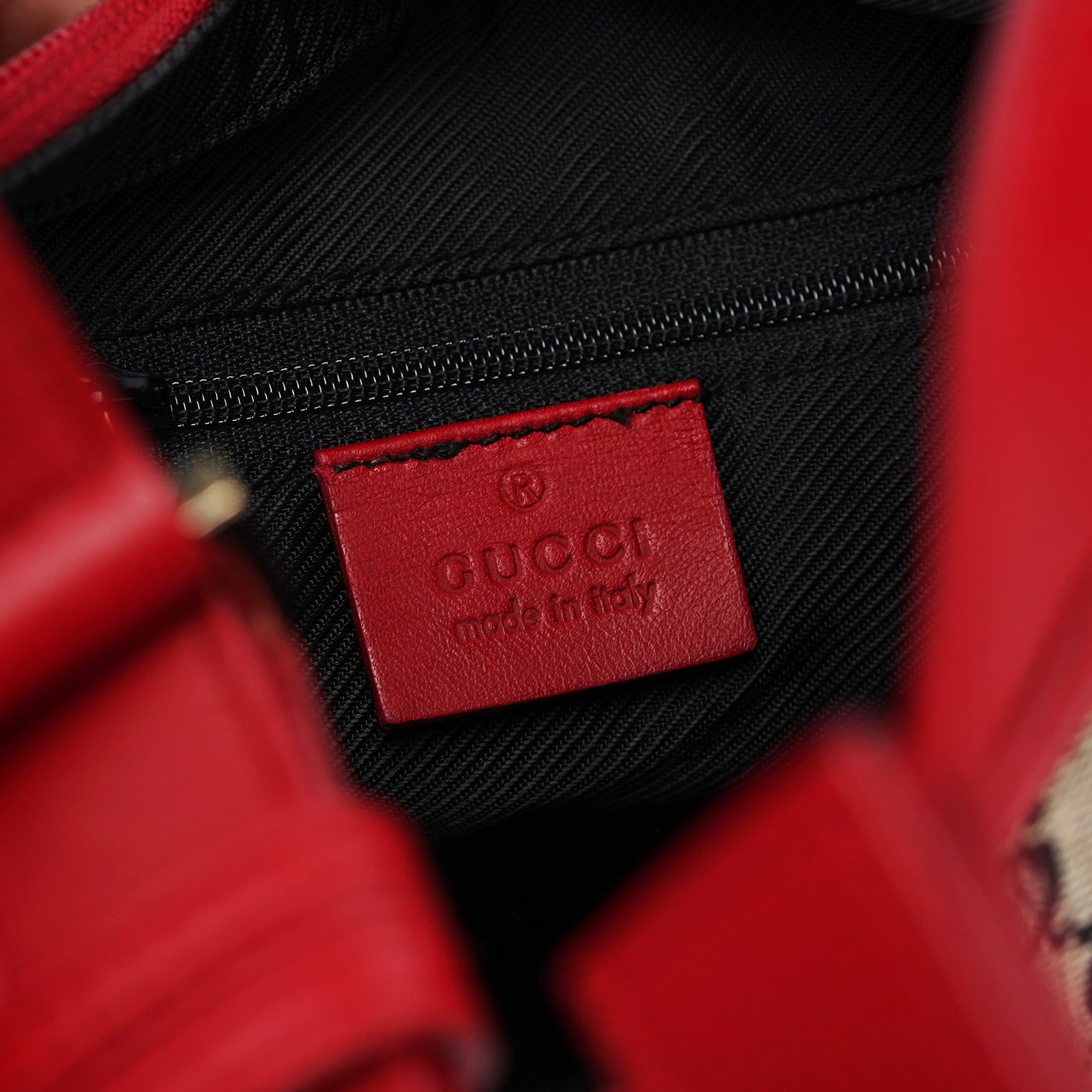 Gucci Beige Red GG Shoulder Bag