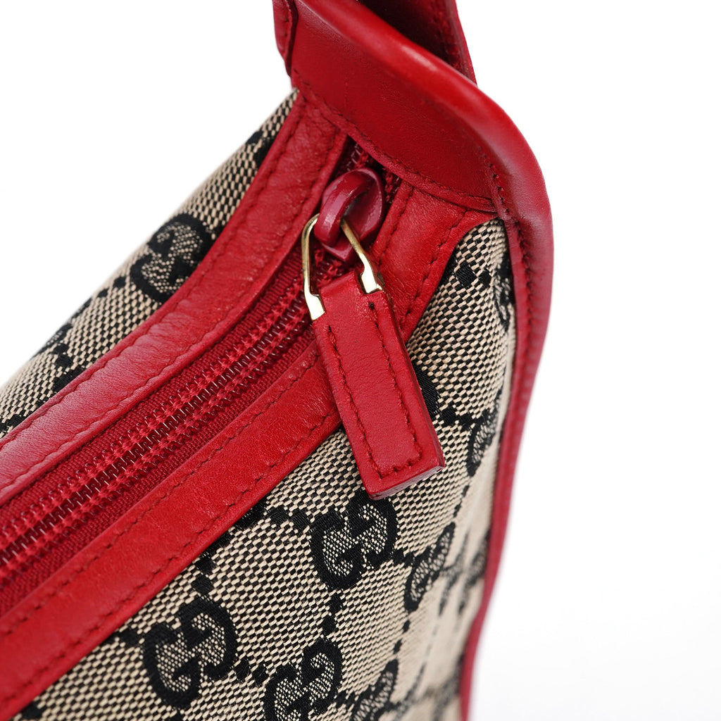 Gucci Beige Red GG Shoulder Bag