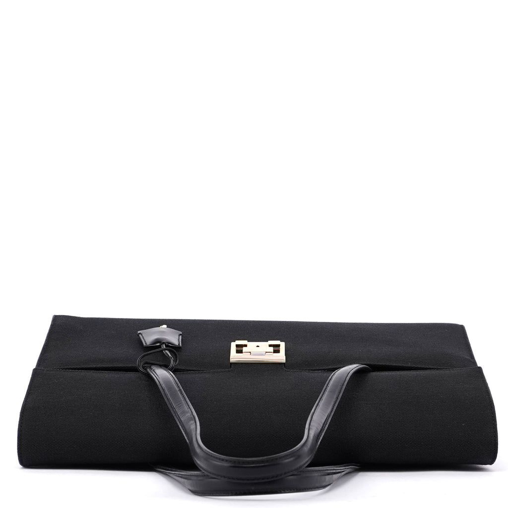 Gucci Black Canvas Keylock Tote