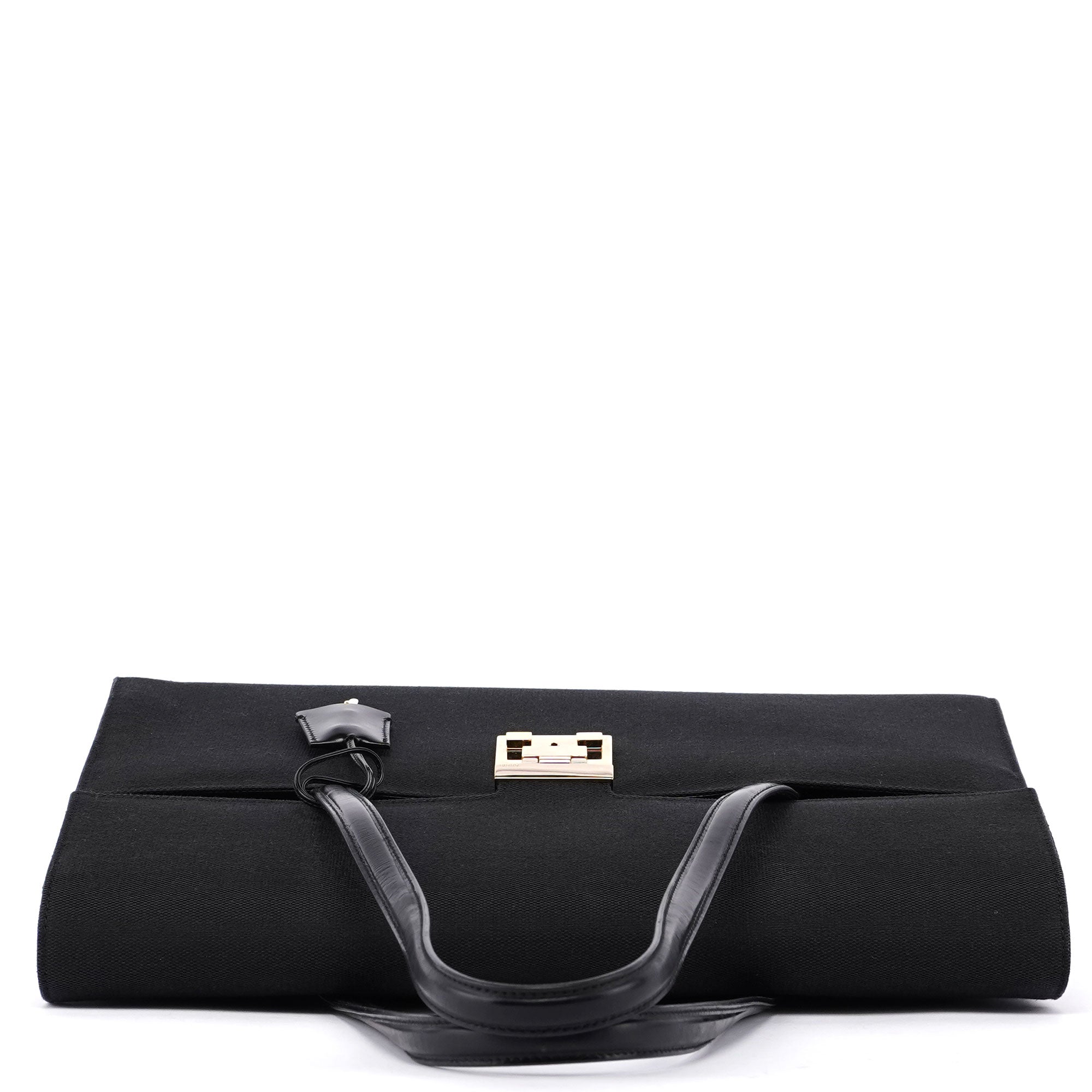 Gucci Black Canvas Keylock Tote