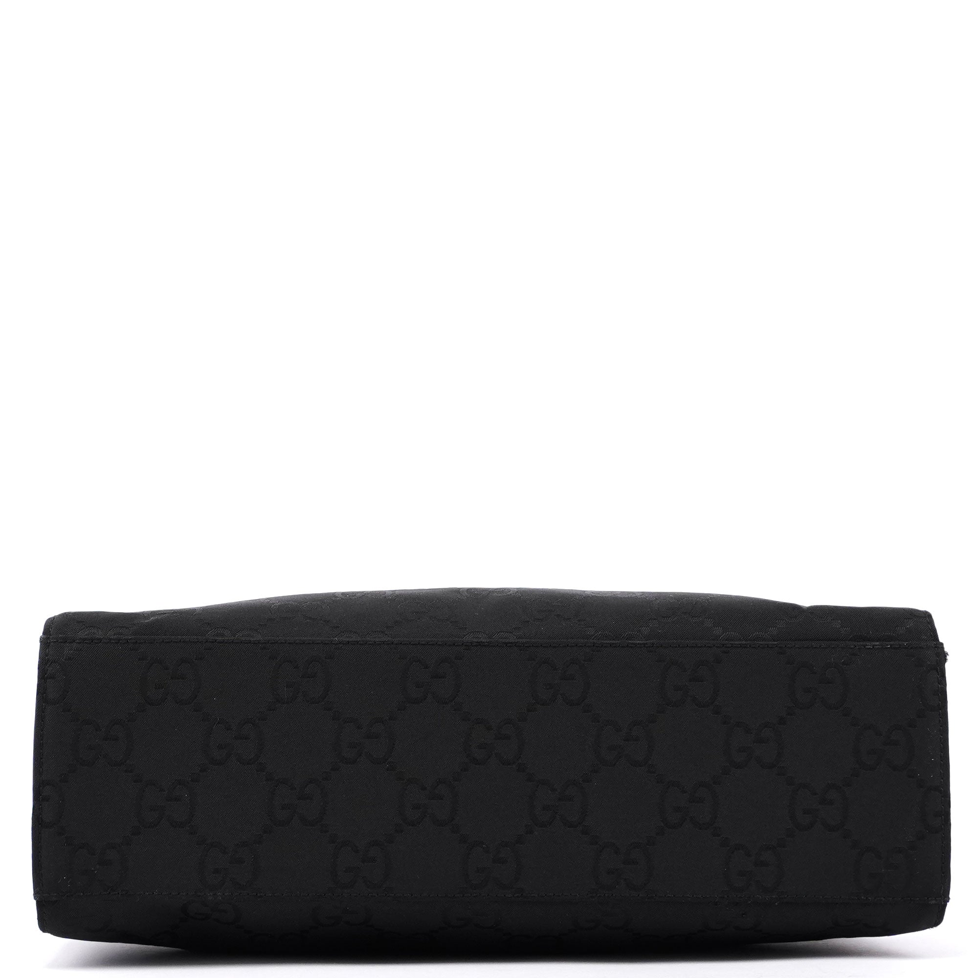 Gucci Black GG Bamboo Tote