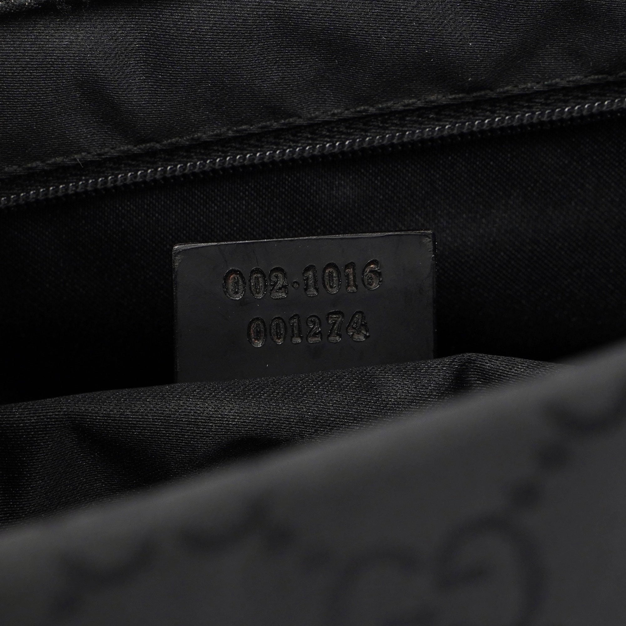 Gucci Black GG Bamboo Tote