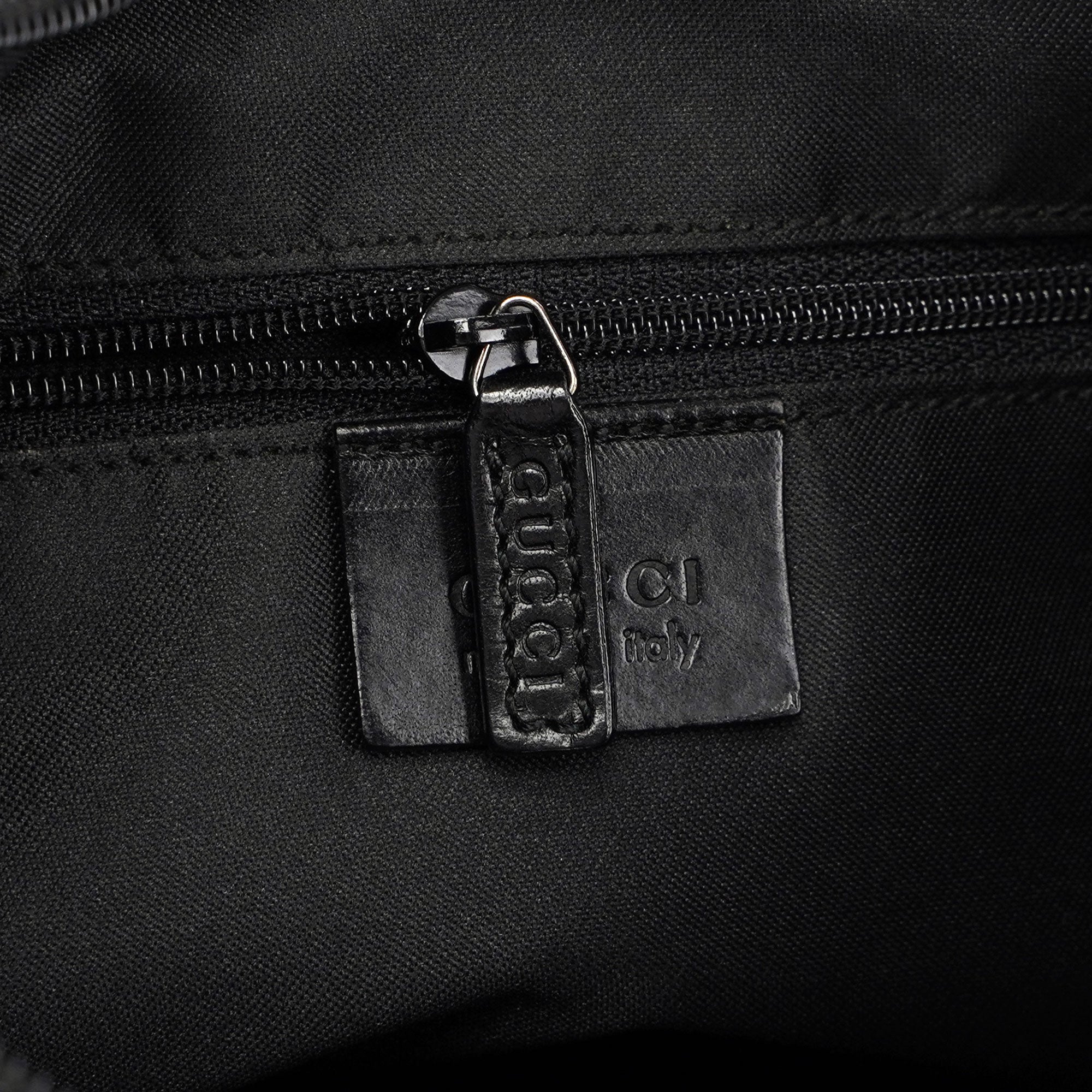 Gucci Black GG Shoulder Bag