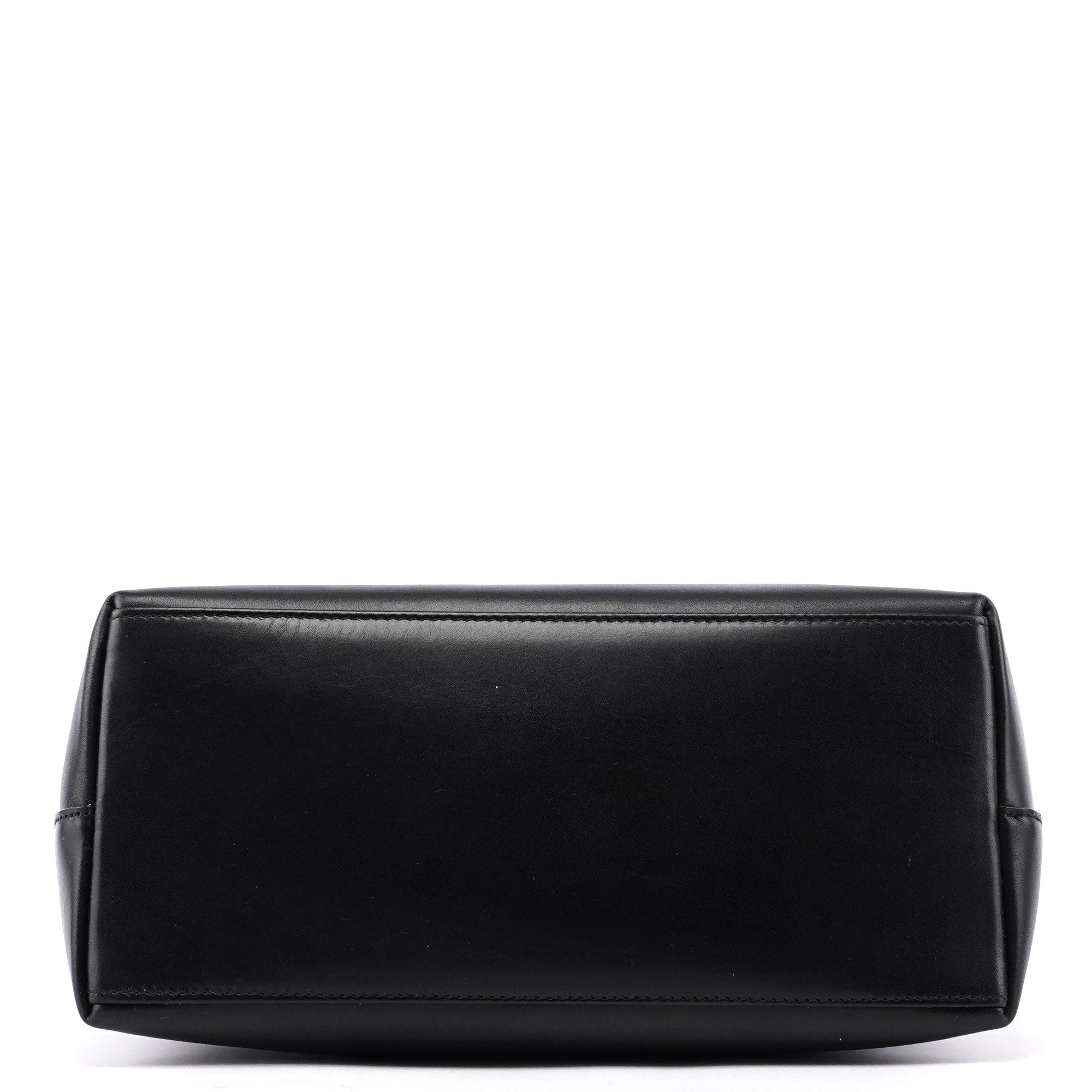 Gucci Black Leather Bamboo Hobo W/ Pouch