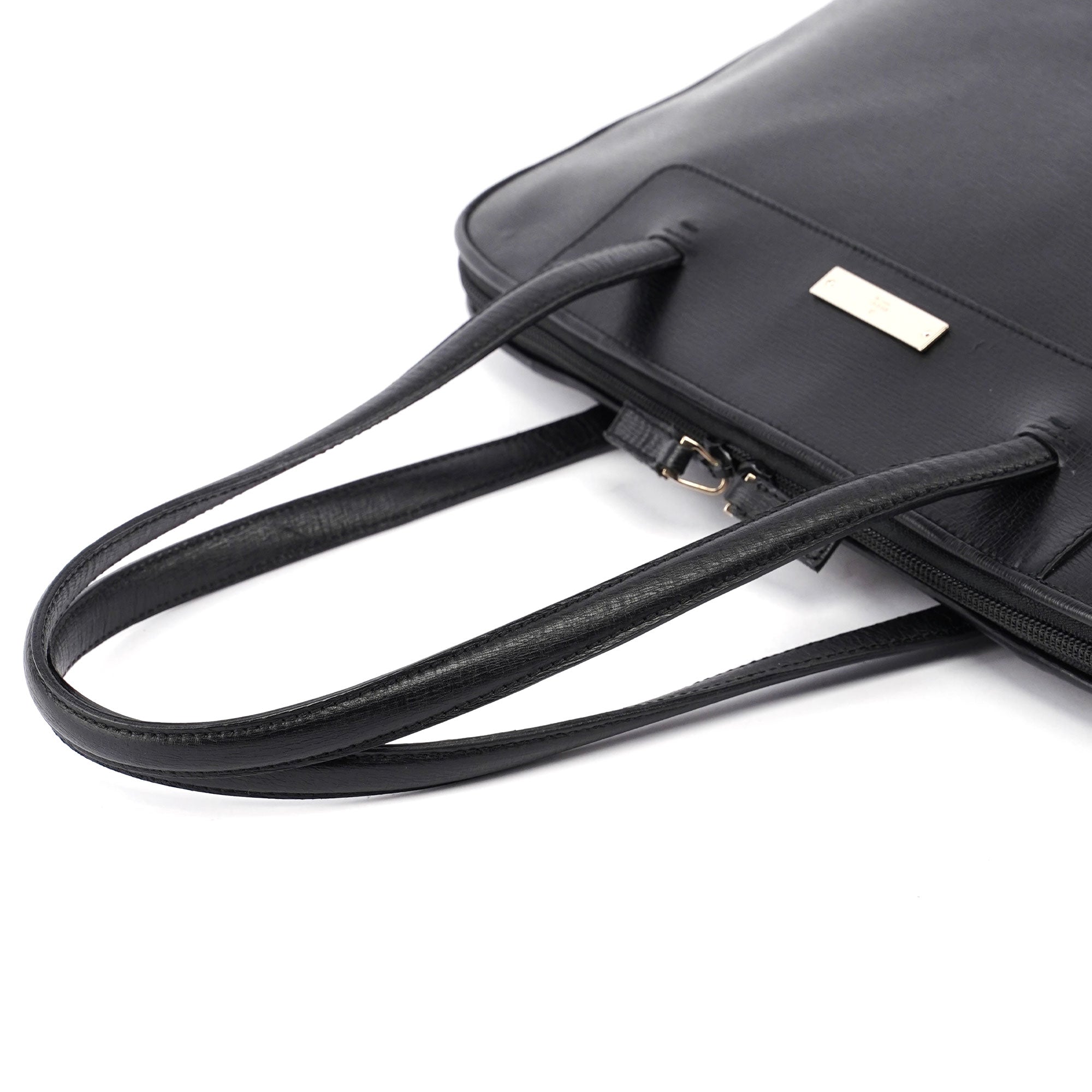 Gucci Black Leather Tote