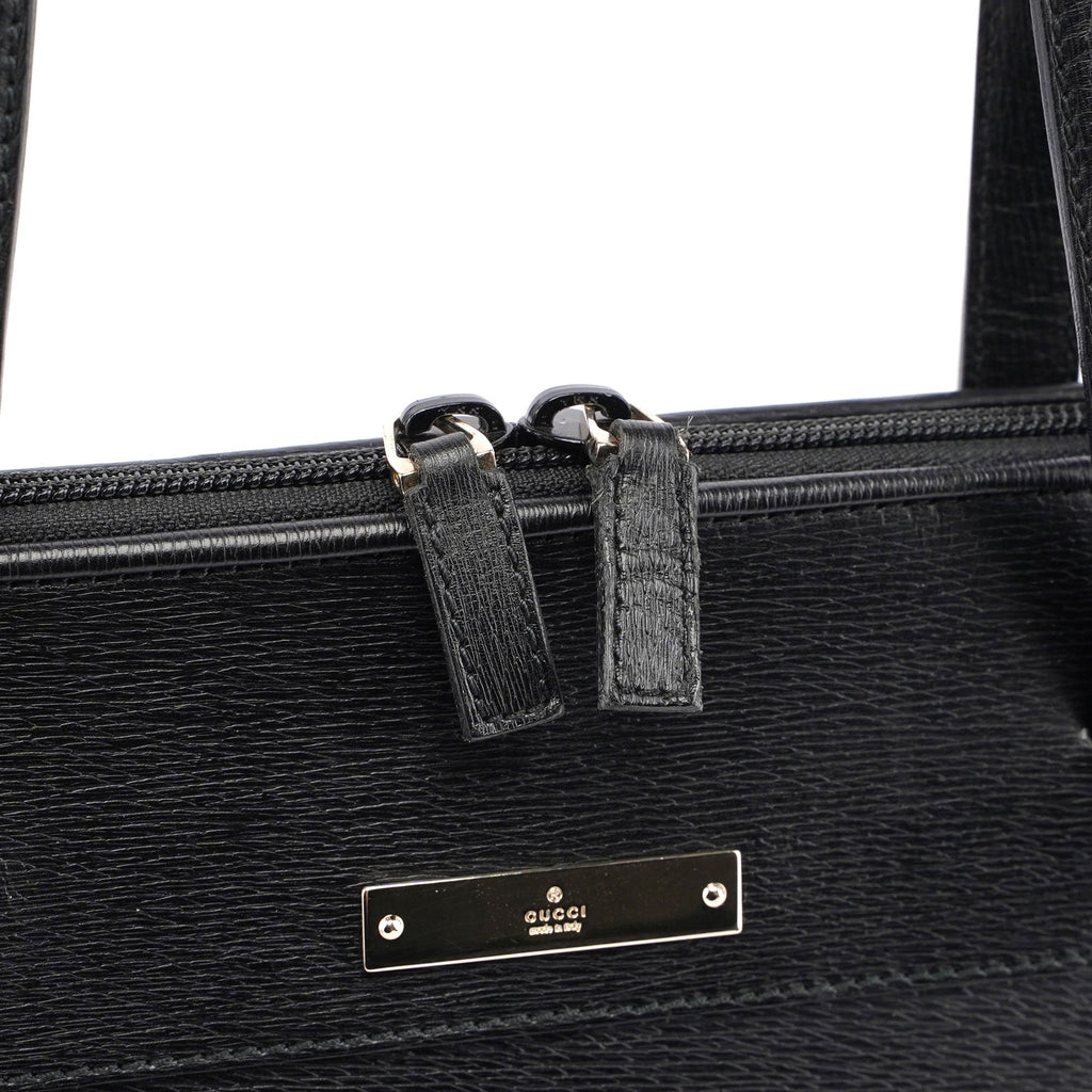 Gucci Black Leather Tote