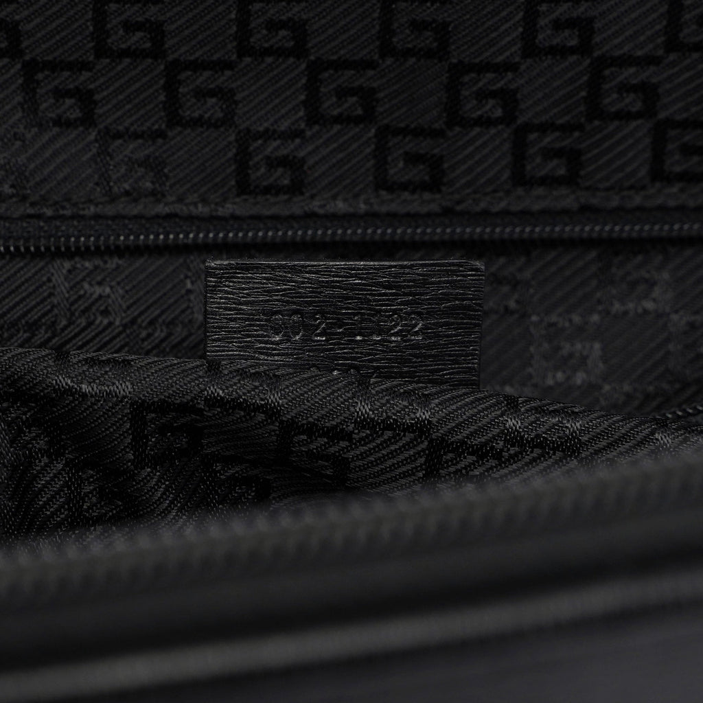 Gucci Black Leather Tote