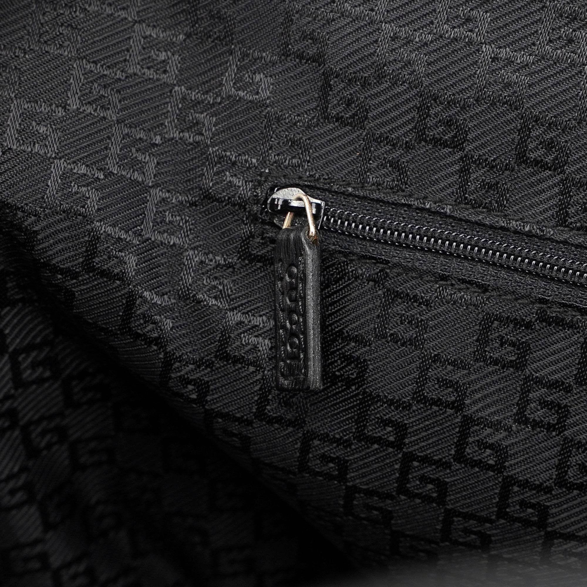 Gucci Black Leather Tote