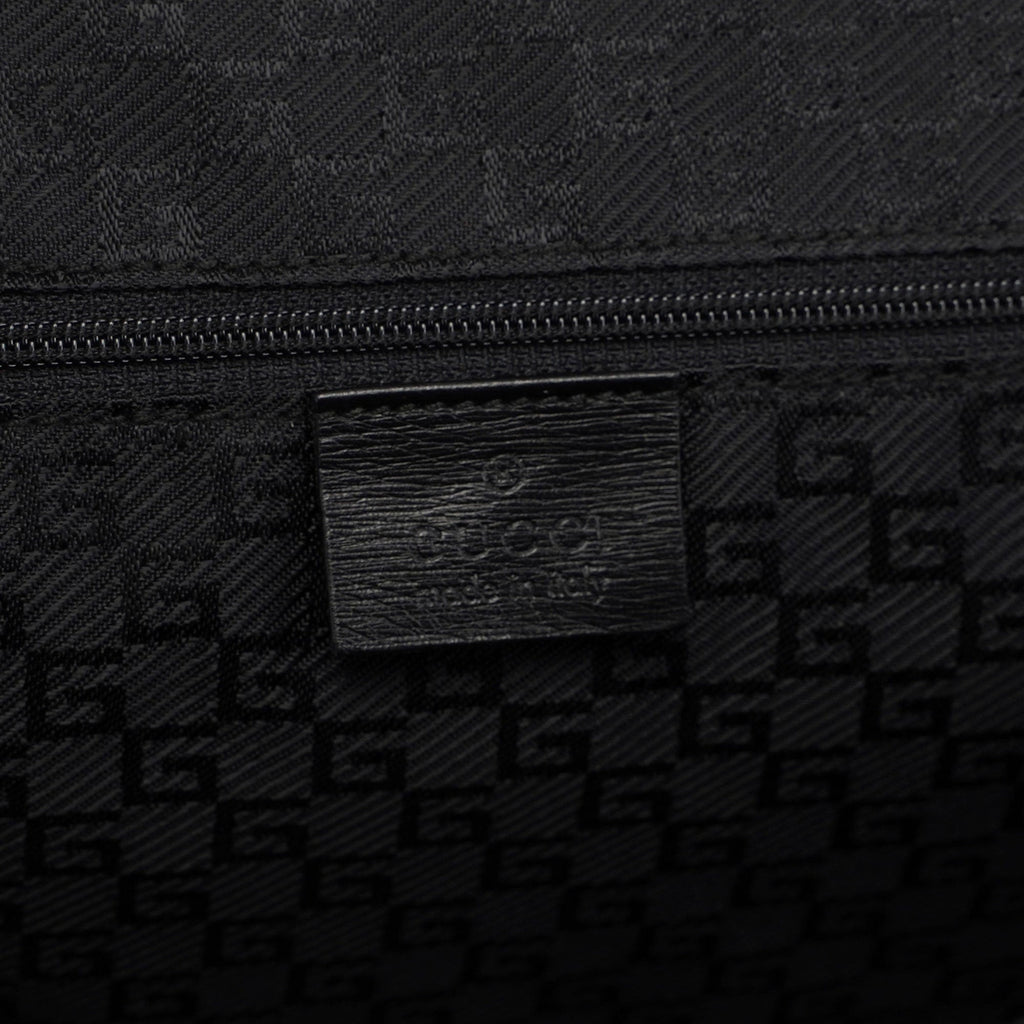 Gucci Black Leather Tote
