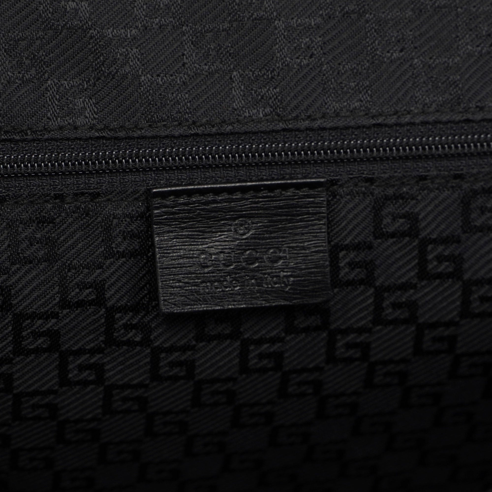 Gucci Black Leather Tote