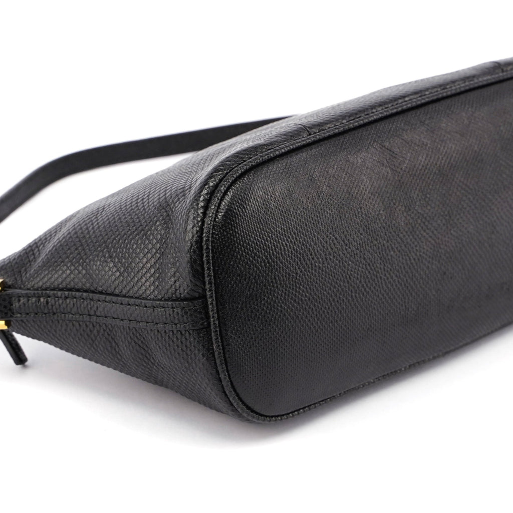 Gucci Black Lizard Embossed Boat