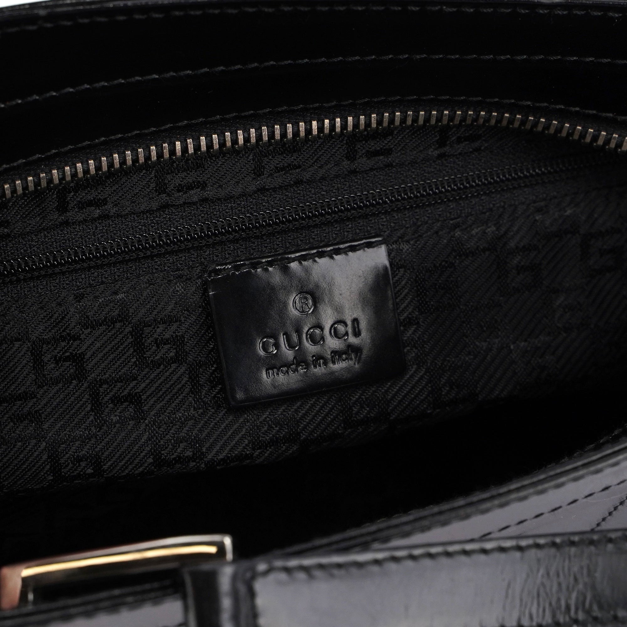 Gucci Black Spazz Jackie Tote