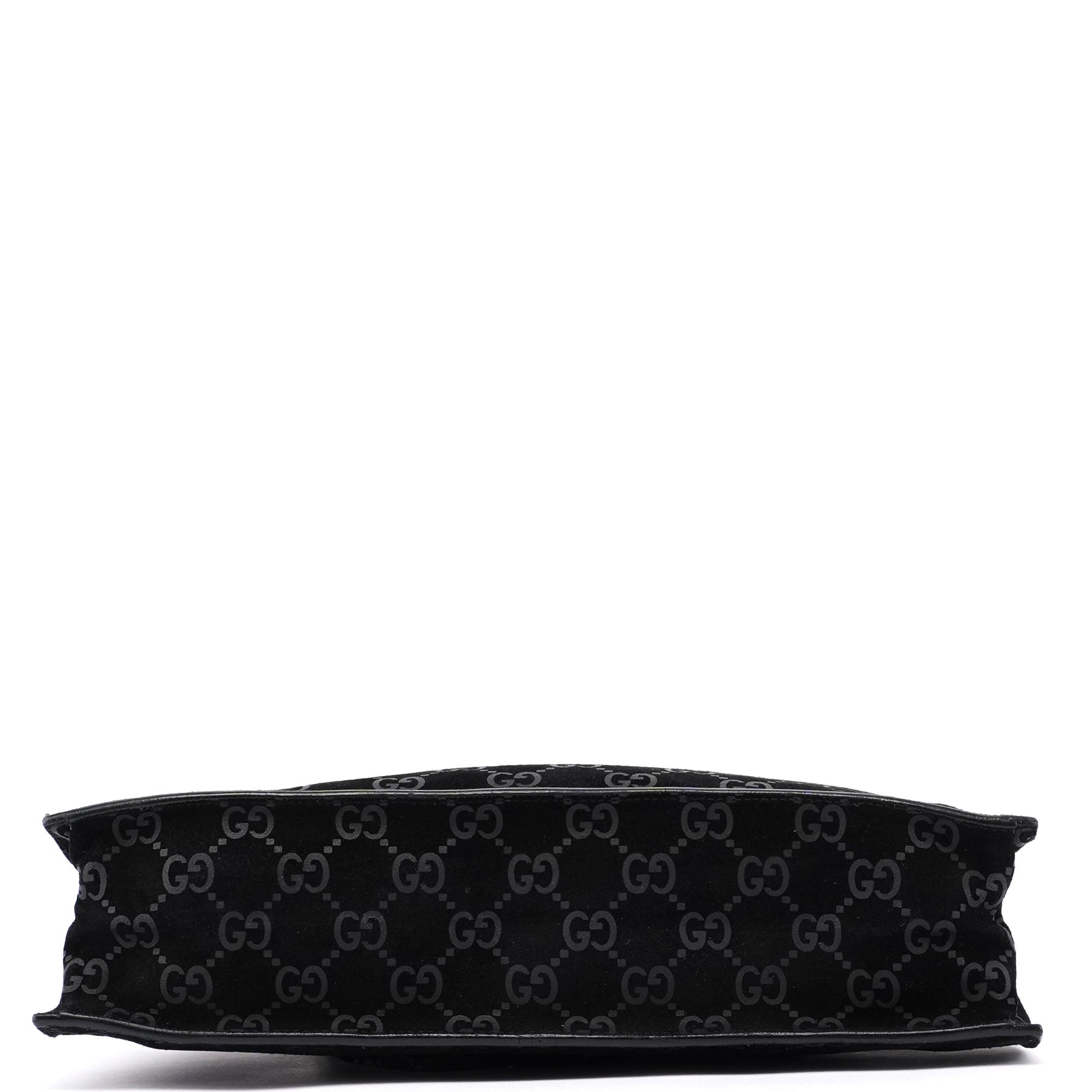 Gucci Black Suede GG Tote