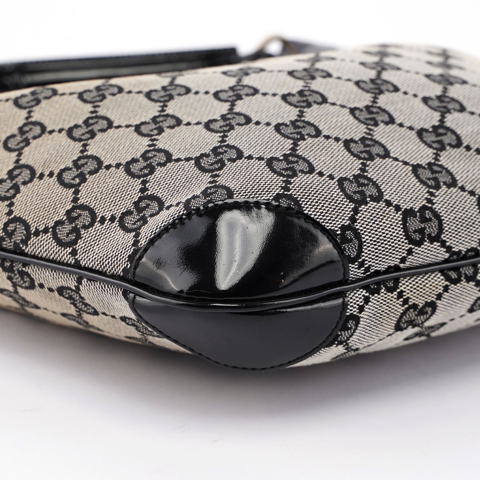 Gucci GG Beige Patent Leather