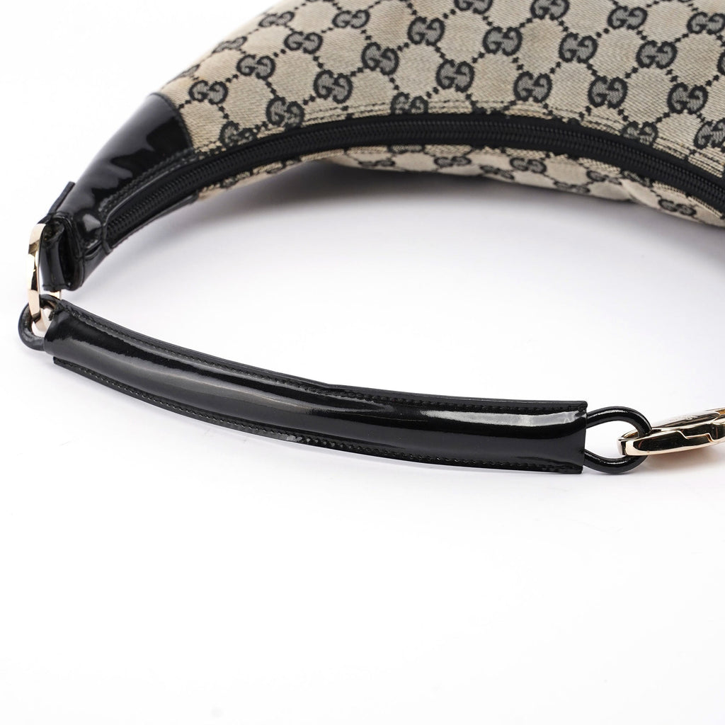 Gucci GG Beige Patent Leather
