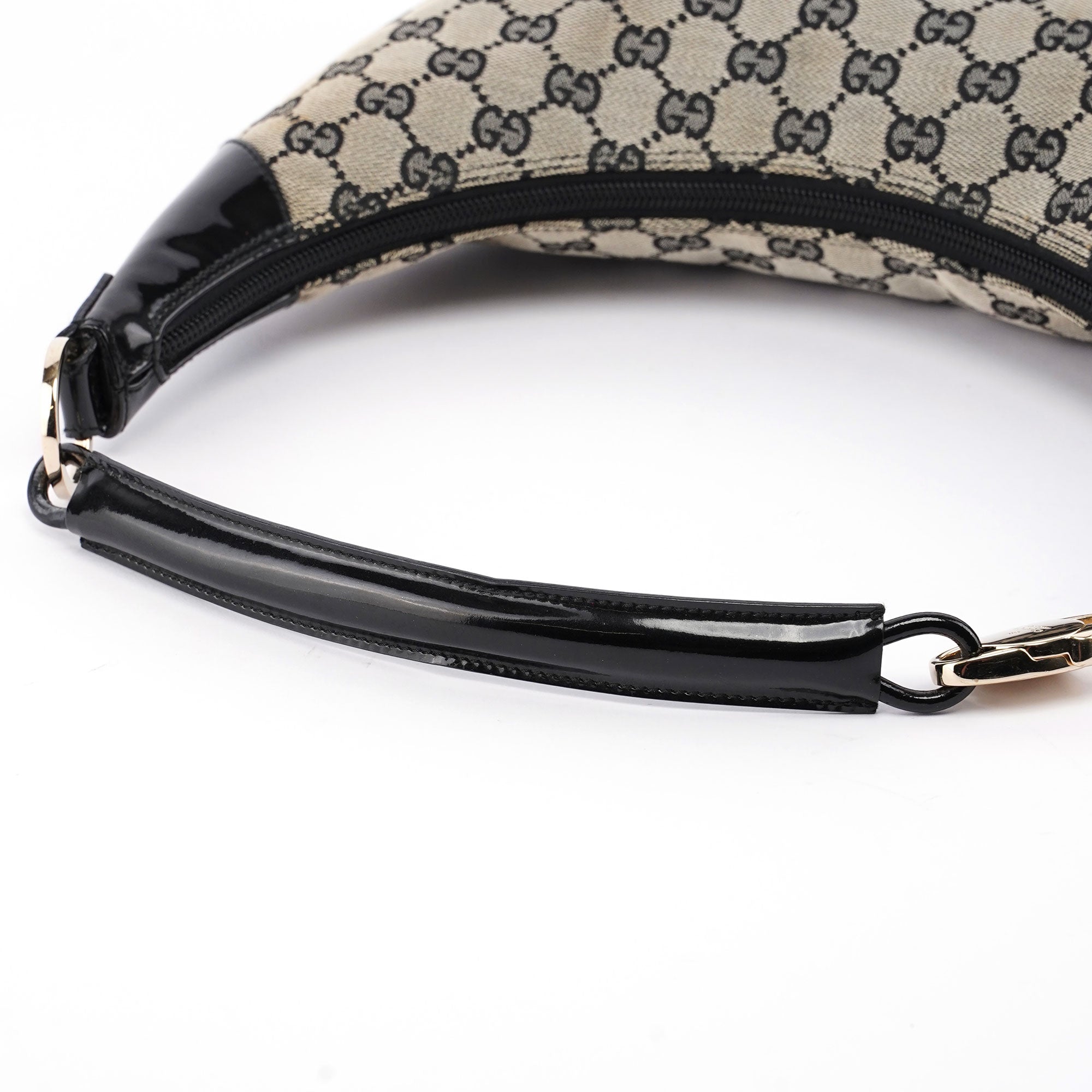 Gucci GG Beige Patent Leather